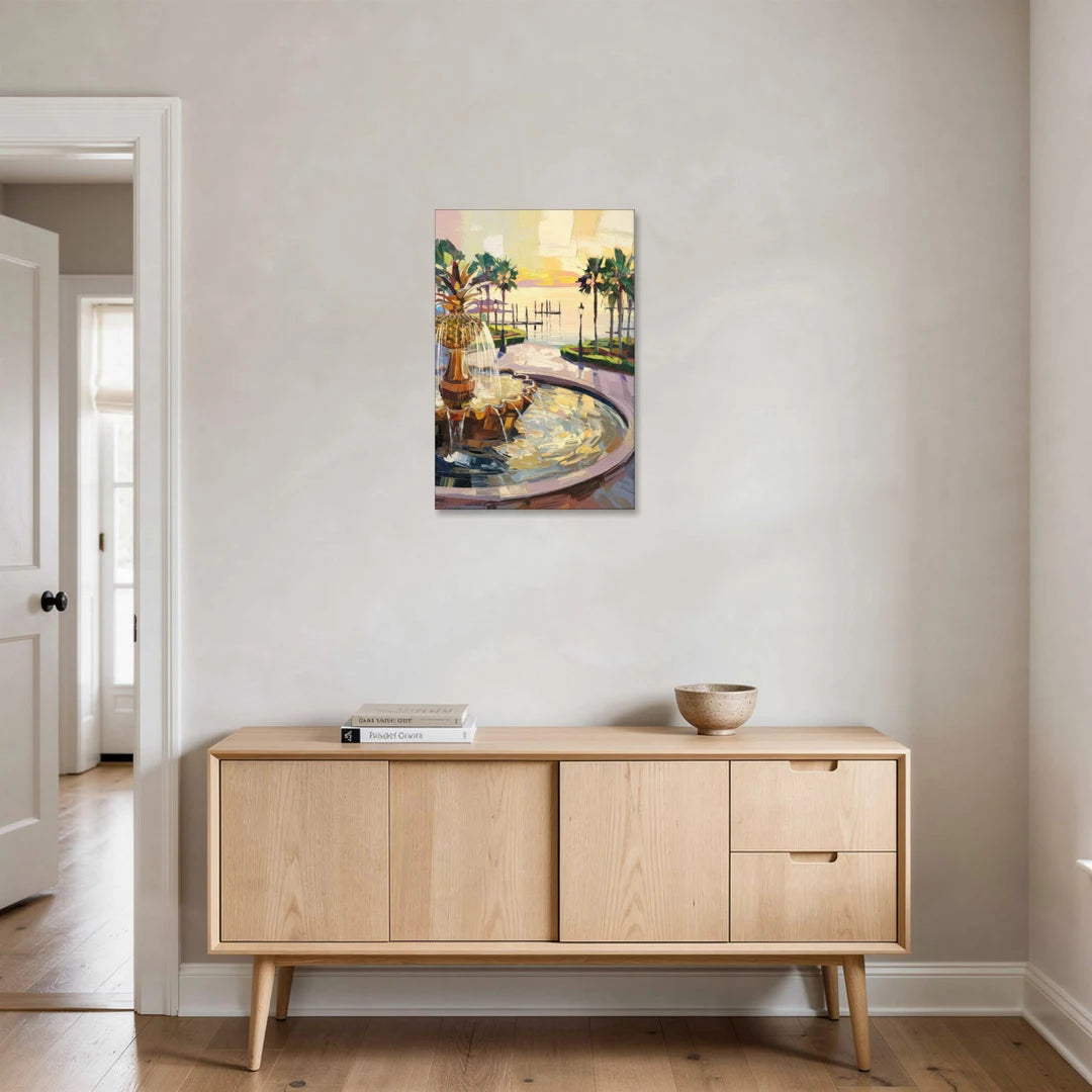 Charleston Waterfront Park - Canvas Wall Art - Coffee Table - 20x30