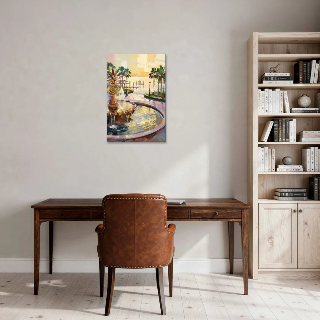 Charleston Waterfront Park - Canvas Wall Art - Office - 20x30