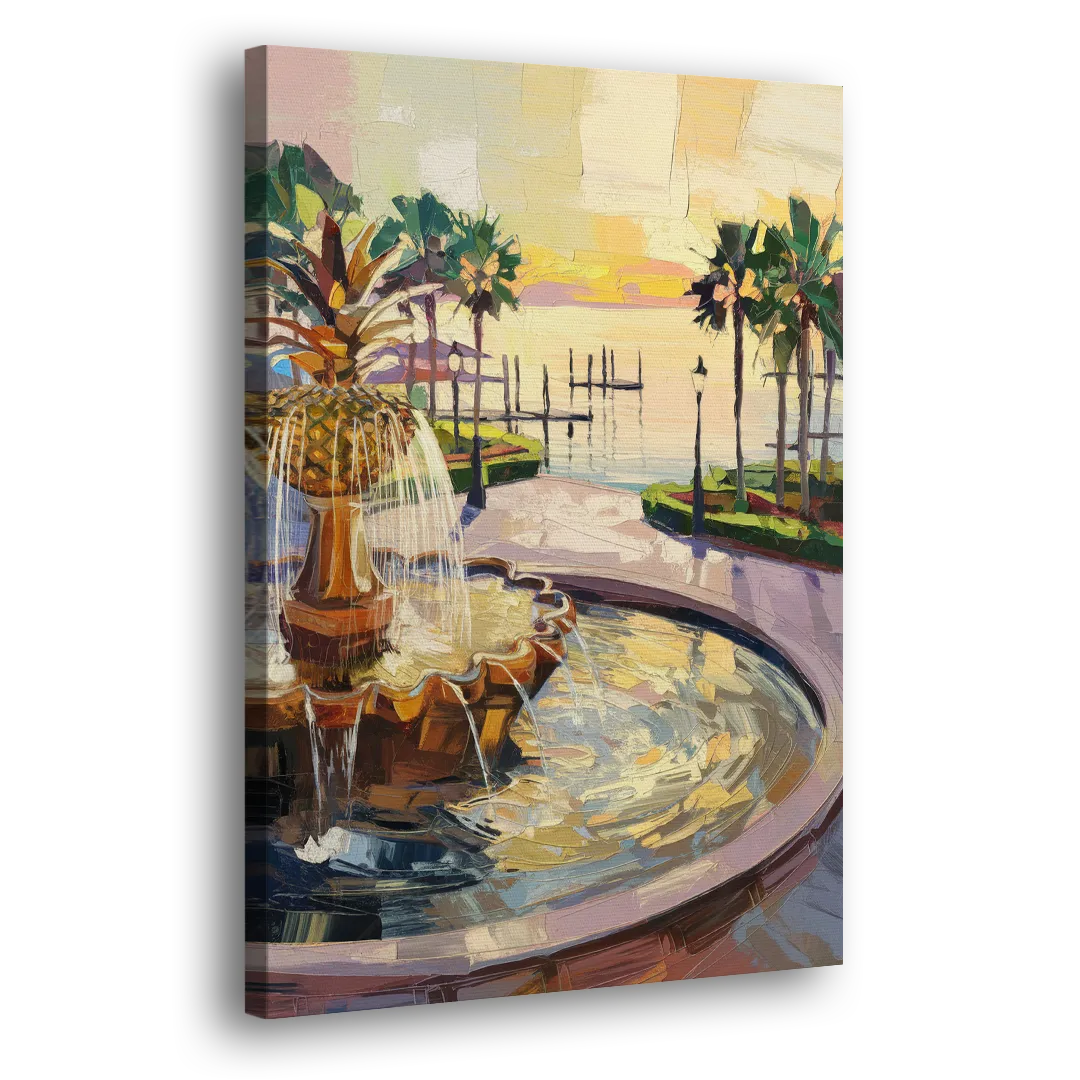 Charleston Waterfront Park Side - Canvas Wall Art