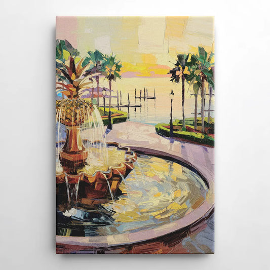 Charleston Waterfront Park - Canvas Wall Art