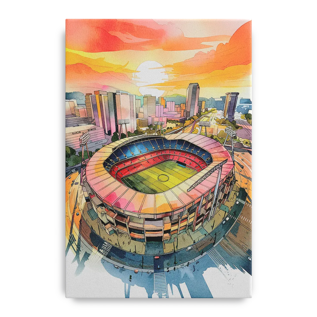 Charlotte FC Stadium View Front - Canvas Wall Art