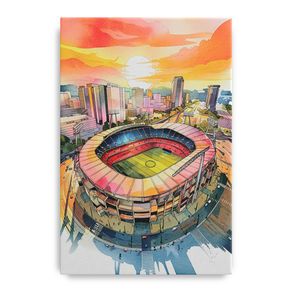 Charlotte FC Stadium View Front - Canvas Wall Art