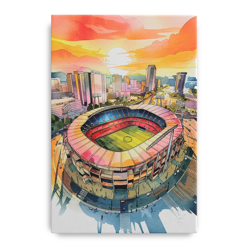 Charlotte FC Stadium View Front - Canvas Wall Art