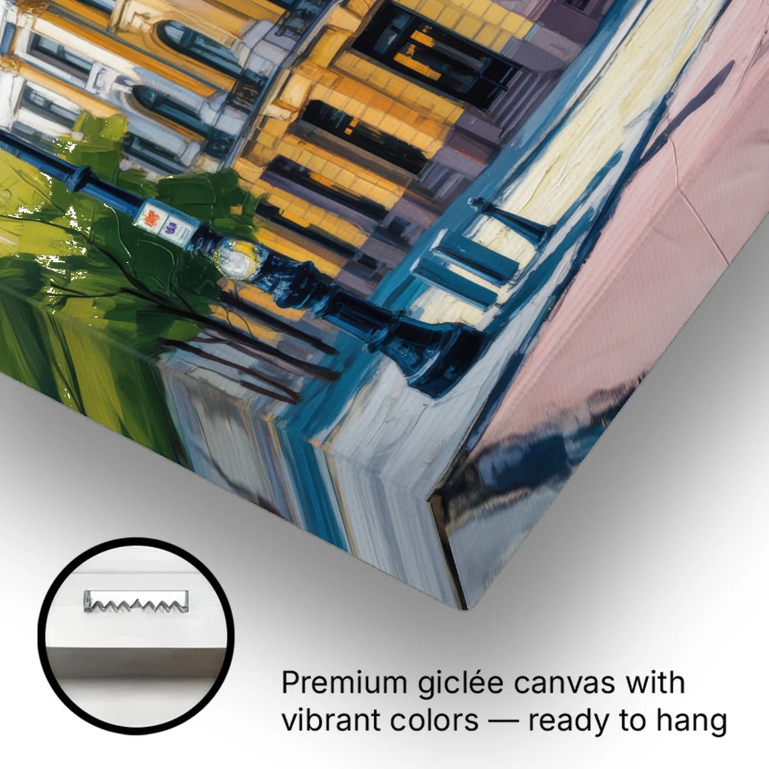 Charlottenburg Charm - Canvas Wall Art - Gallery Wrap Corner