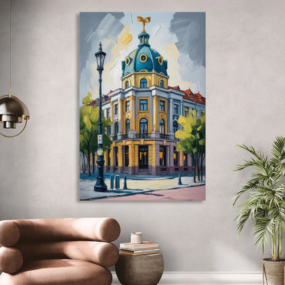 Charlottenburg Charm Living Room - Canvas Wall Art