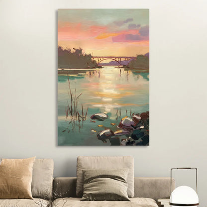 Chesapeake Bay Serenity Living Room - Canvas Wall Art