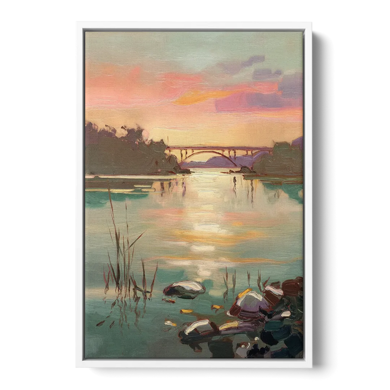 Chesapeake Bay Serenity Front - White Canvas Wall Art