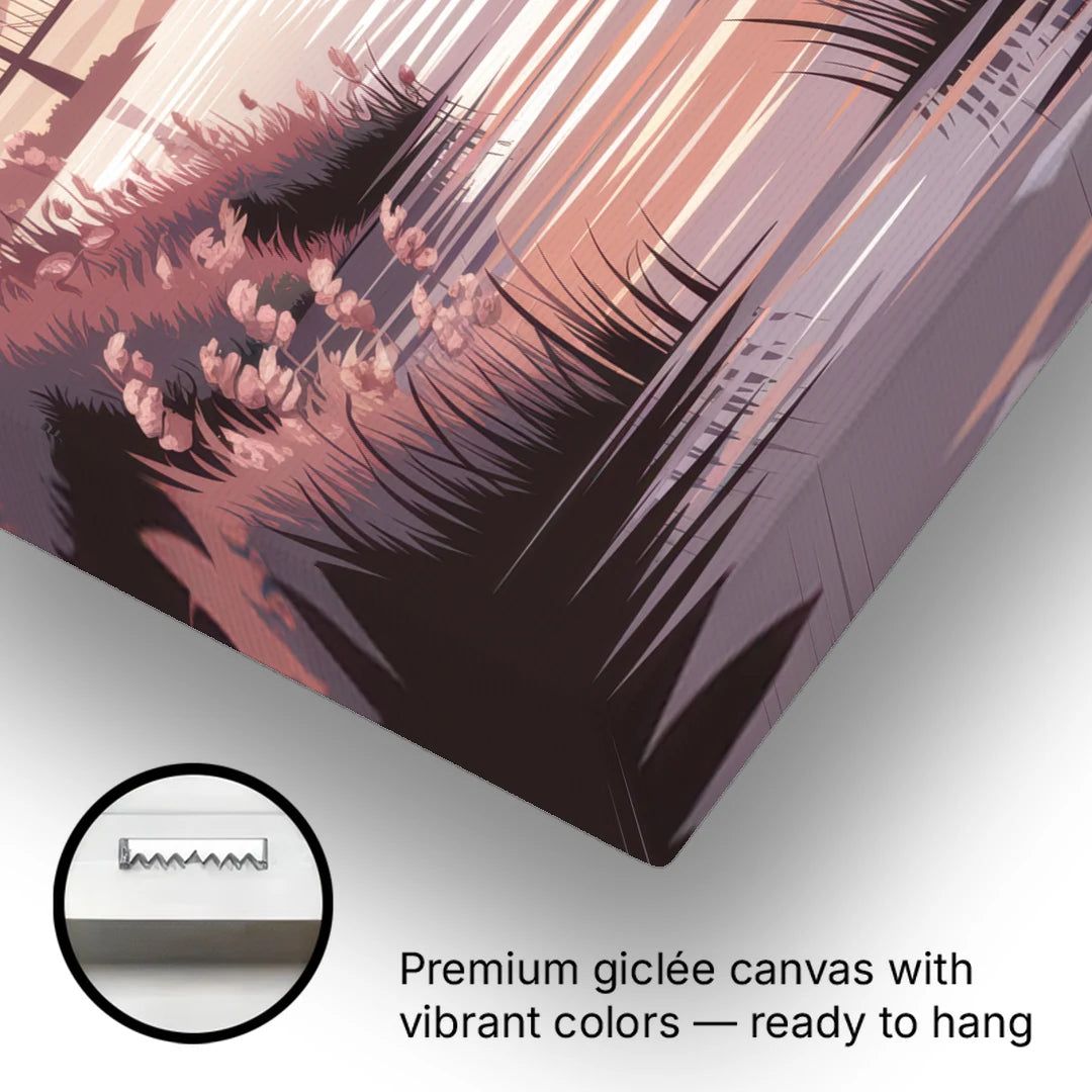 Chesapeake Bay Sunset Glow - Canvas Wall Art - Gallery Wrap Corner