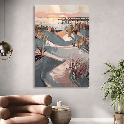 Chesapeake Bay Tranquility Sitting Room - Canvas Wall Art