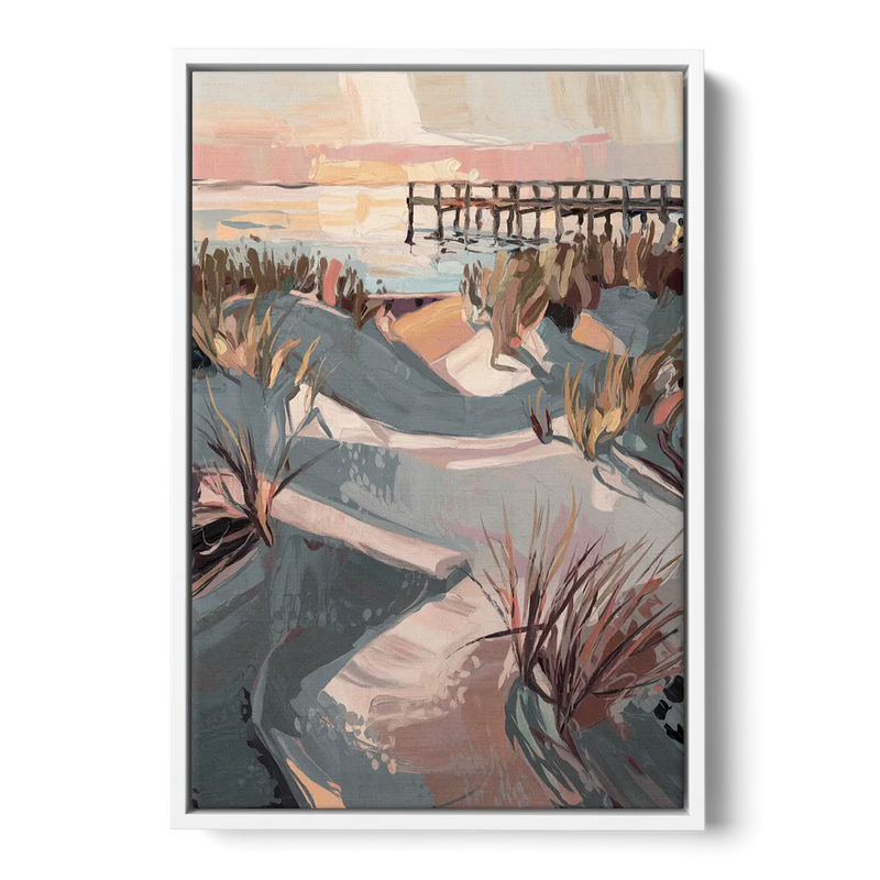 Chesapeake Bay Tranquility Front - White Canvas Wall Art