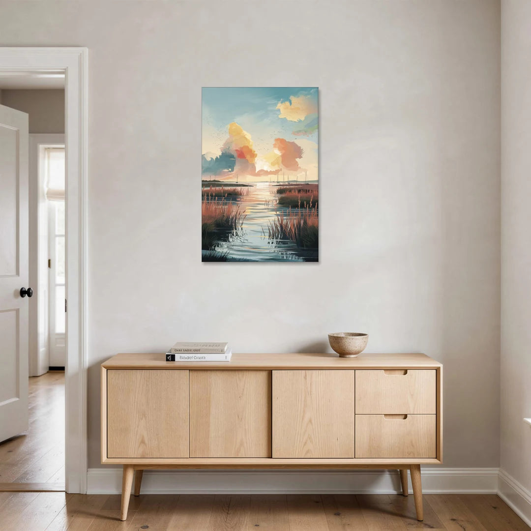 Chesapeake Coastal Sunrise - Canvas Wall Art - Coffee Table - 24x36