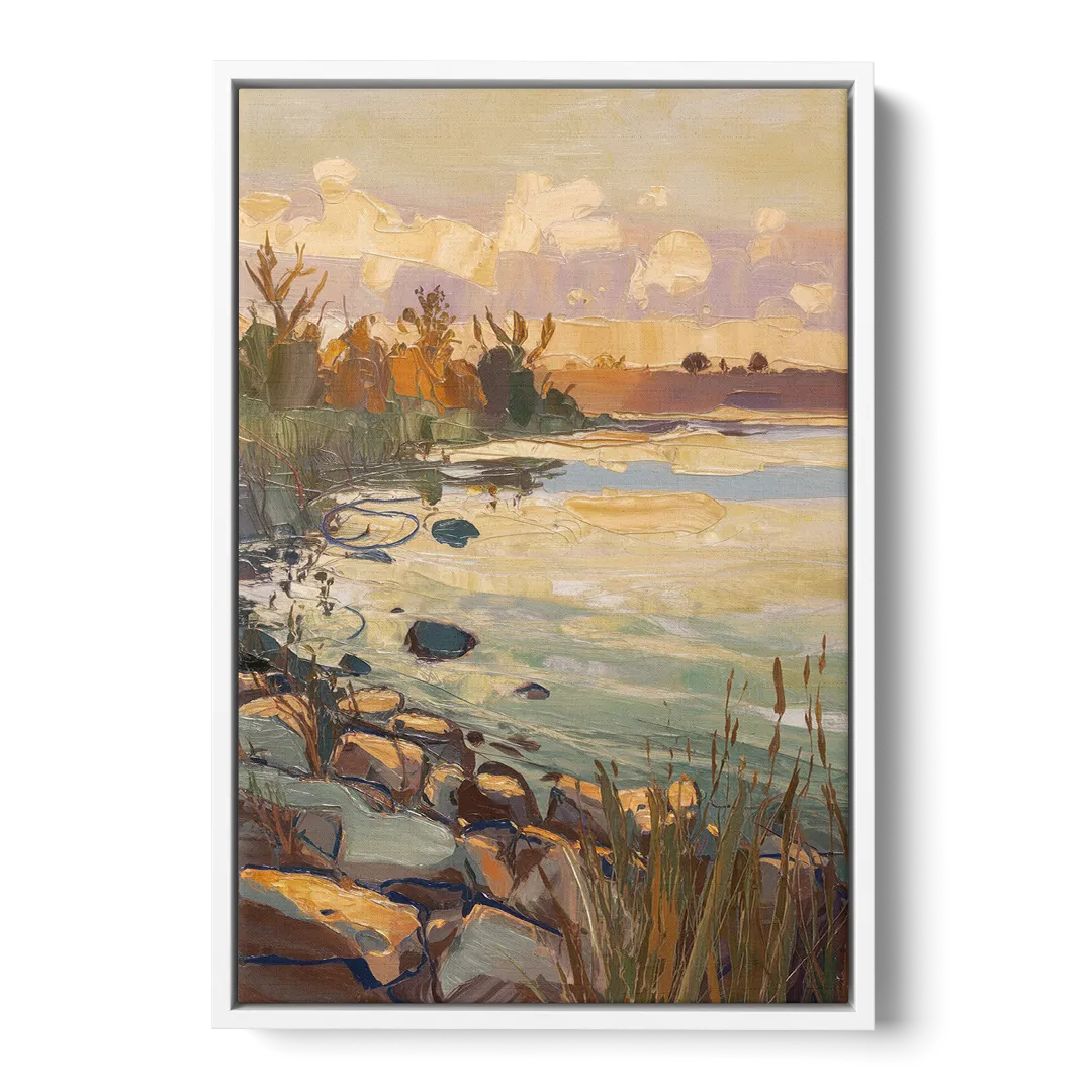 Chesapeake Scenic Horizons Front - White Canvas Wall Art