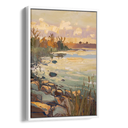 Chesapeake Scenic Horizons Side - White Canvas Wall Art