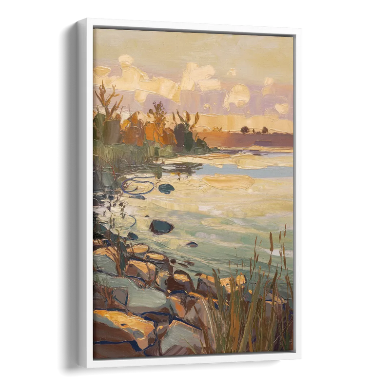 Chesapeake Scenic Horizons Side - White Canvas Wall Art