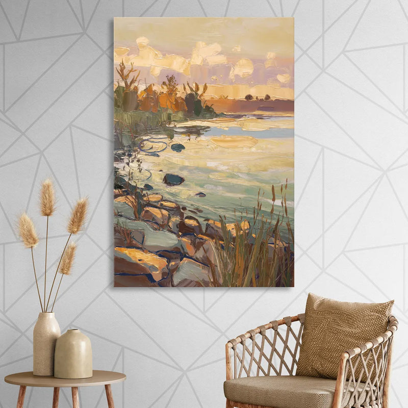 Chesapeake Scenic Horizons Living Room - Canvas Wall Art