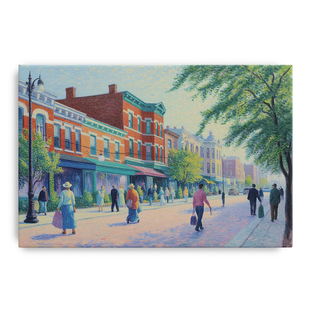 Chicago Andersonville Cultural Heritage - Canvas Wall Art