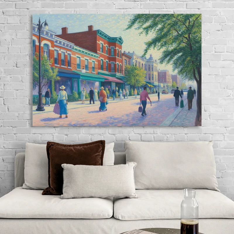 Chicago Andersonville Cultural Heritage Sitting Room - Canvas Wall Art