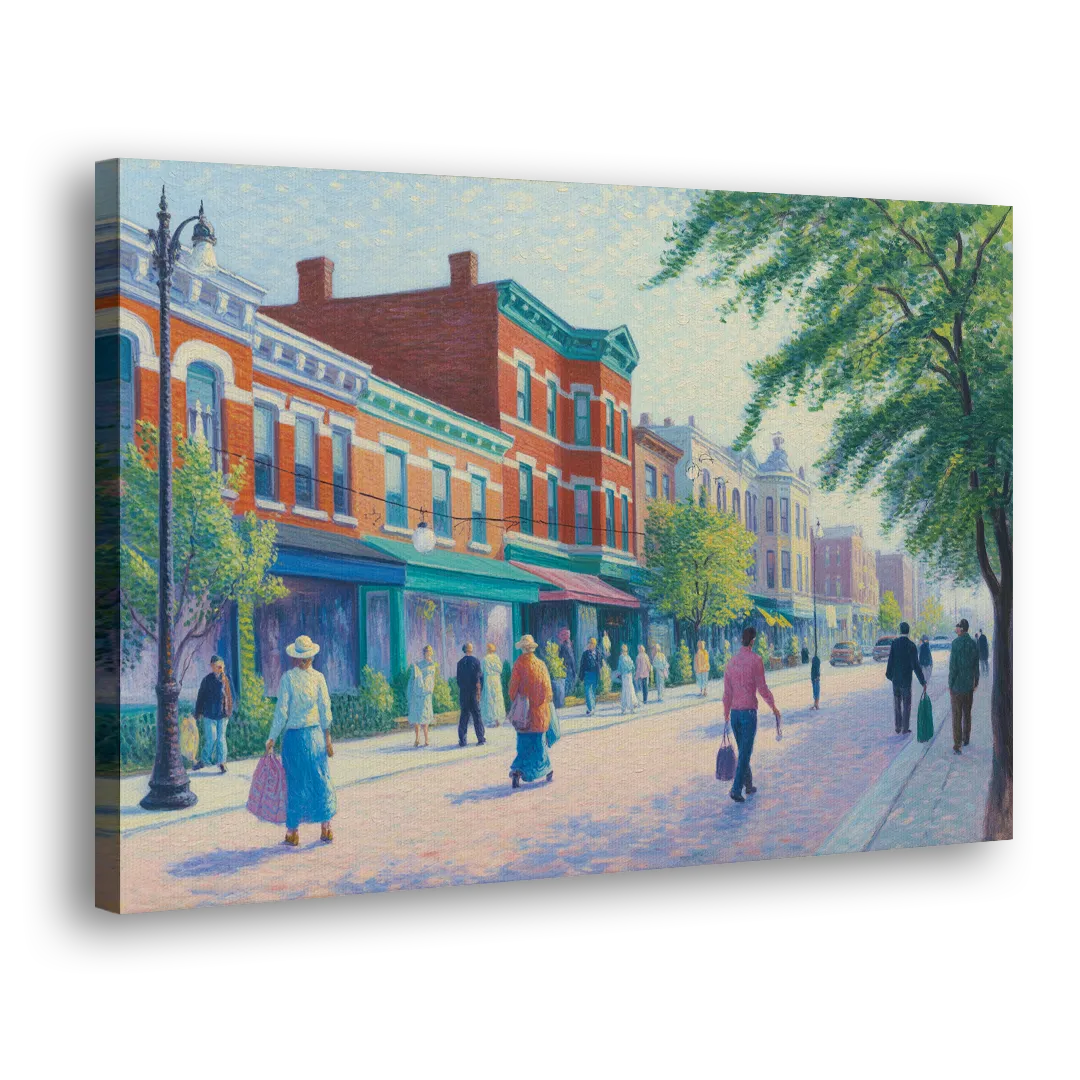 Chicago Andersonville Cultural Heritage Side - Canvas Wall Art