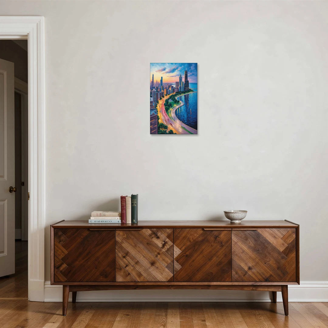 Chicago Lake Shore Drive - Canvas Wall Art - Coffee Table - 16x24