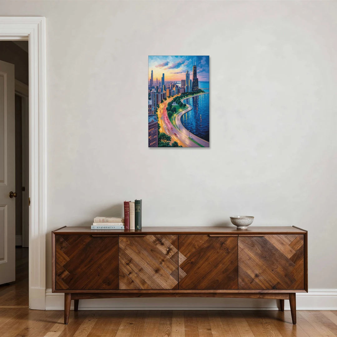Chicago Lake Shore Drive - Canvas Wall Art - Coffee Table - 20x30