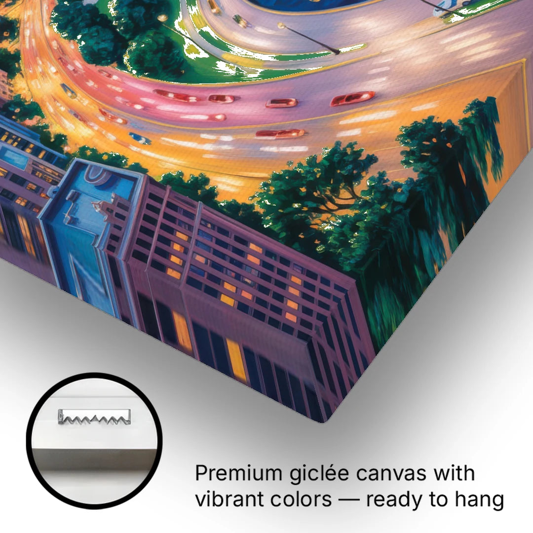 Chicago Lake Shore Drive - Canvas Wall Art - Gallery Wrap Corner
