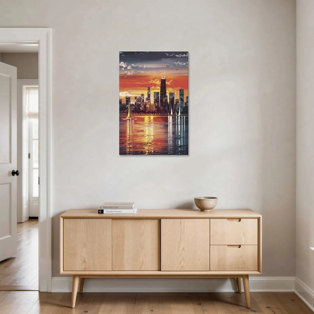 Chicago Lakefront Beauty - Canvas Wall Art - Coffee Table - 24x36