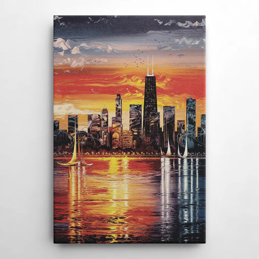 Chicago Lakefront Beauty - Canvas Wall Art