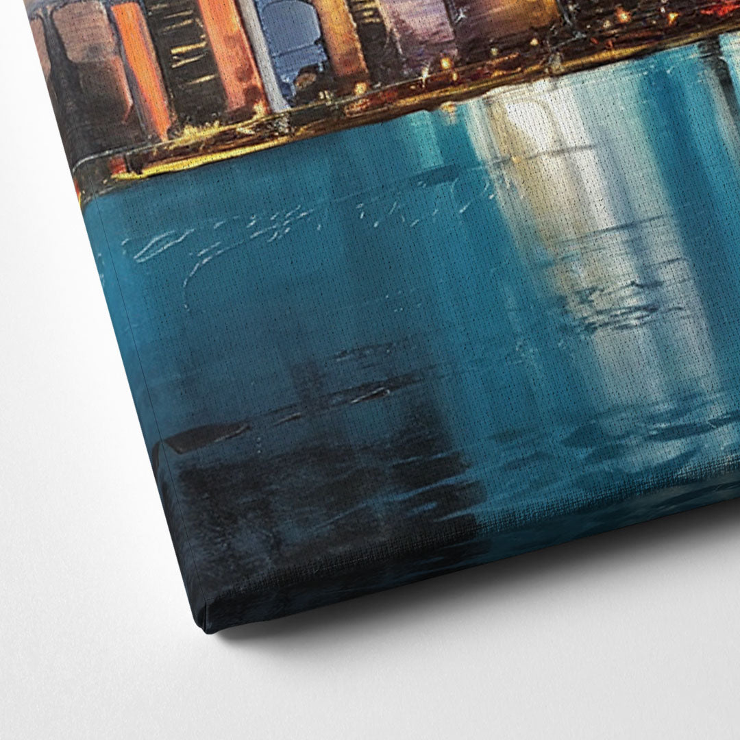 Chicago Skyline With Willis Tower Canvas Close Up
