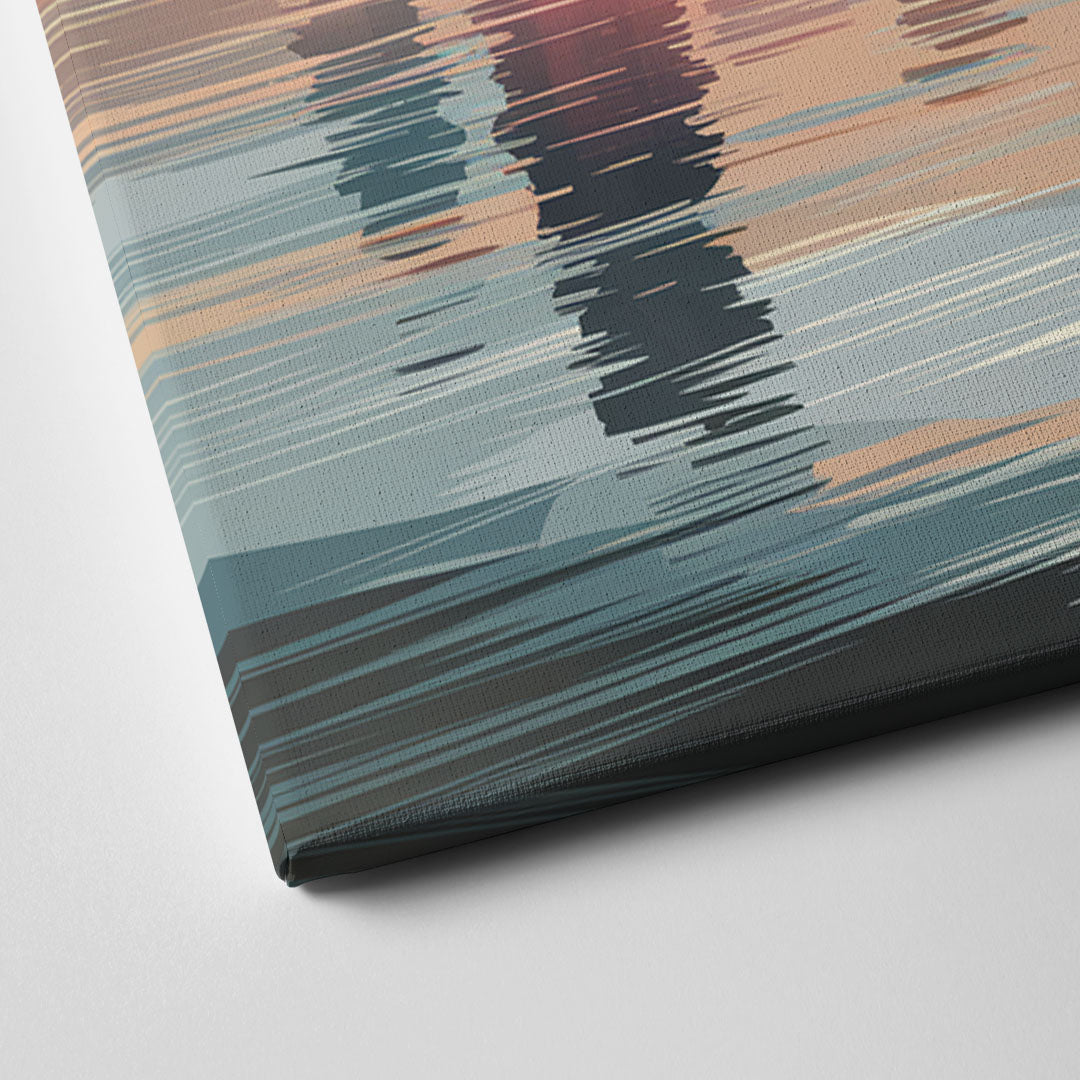 Chicago Skyline from Lake Michigan Canvas Close Up