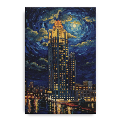 Chicago Tribune Tower Gothic Majesty - Canvas Wall Art