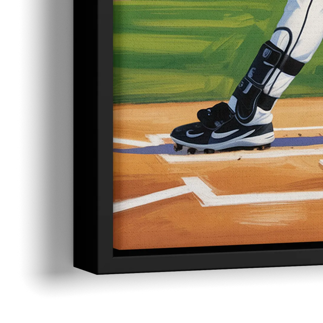 Chicago White Sox Grand Slam - Close-Up Black Frame Canvas