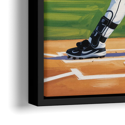 Chicago White Sox Grand Slam - Close-Up Black Frame Canvas