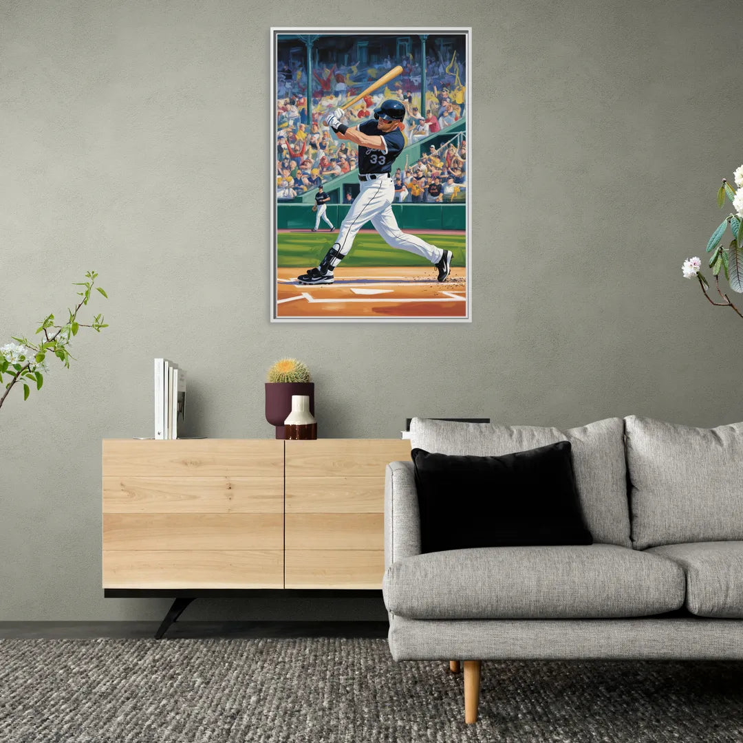 Chicago White Sox Grand Slam - Living Room White Frame Canvas