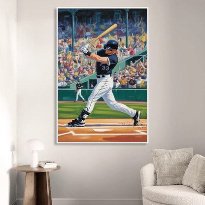 Chicago White Sox Grand Slam Sitting Room - White Canvas Wall Art