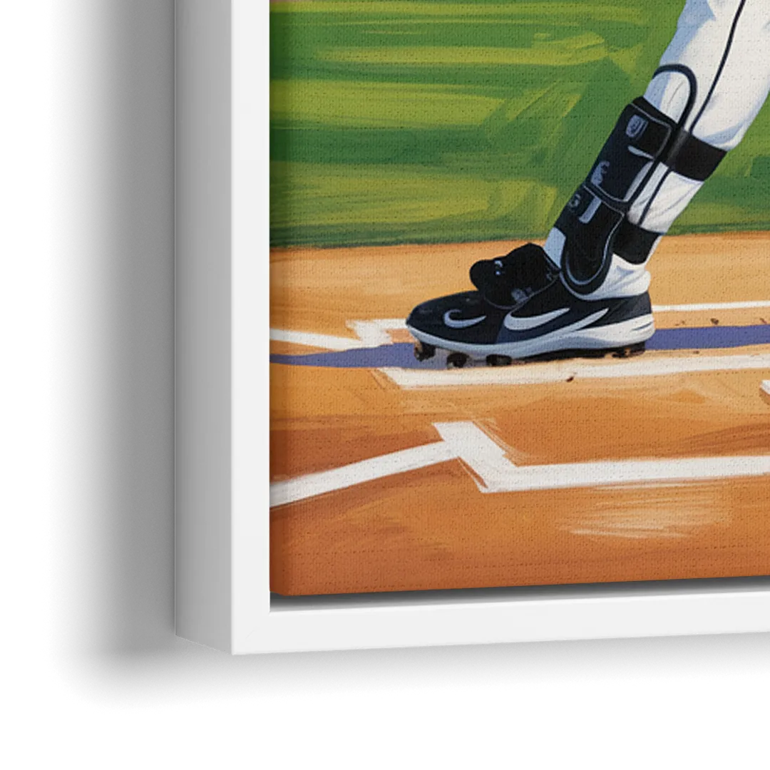 Chicago White Sox Grand Slam - Close-Up White Frame Canvas