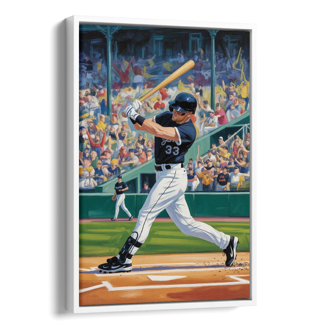 Chicago White Sox Grand Slam Side - White Canvas Wall Art