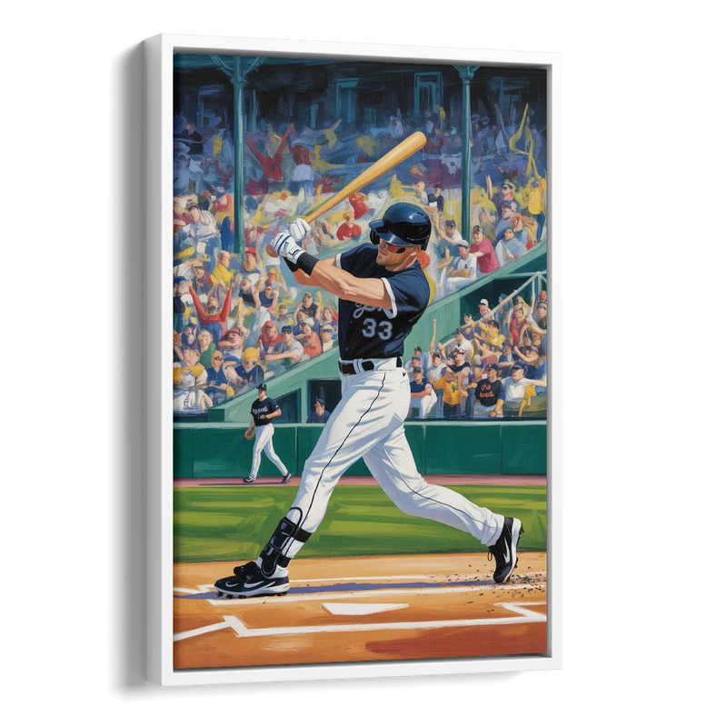 Chicago White Sox Grand Slam Side - White Canvas Wall Art