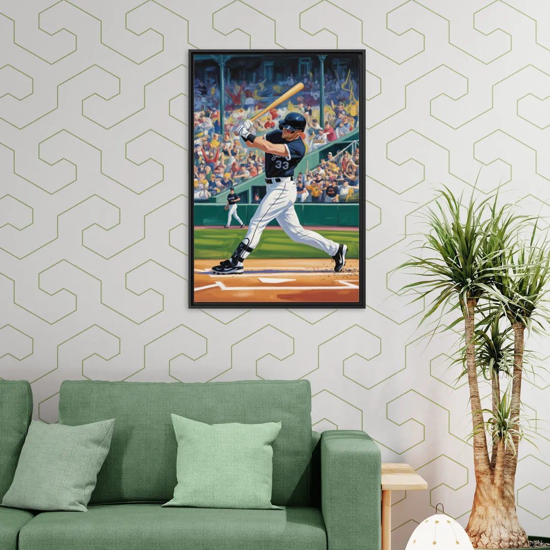Chicago White Sox Grand Slam - Living Room Black Frame Canvas