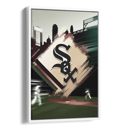 Chicago White Sox Legacy Side - White Canvas Wall Art
