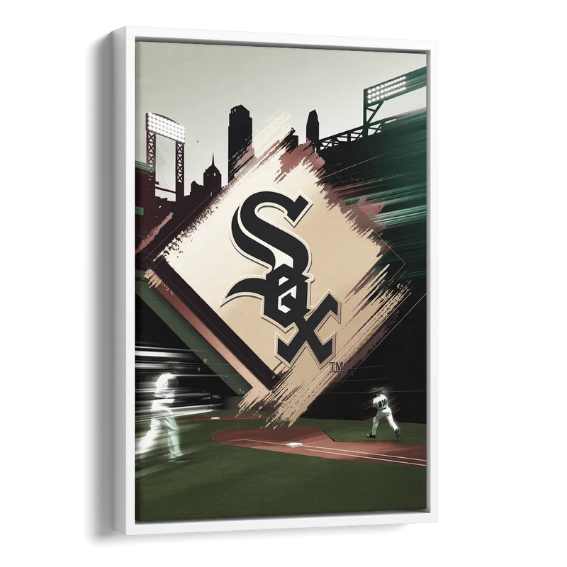 Chicago White Sox Legacy Side - White Canvas Wall Art