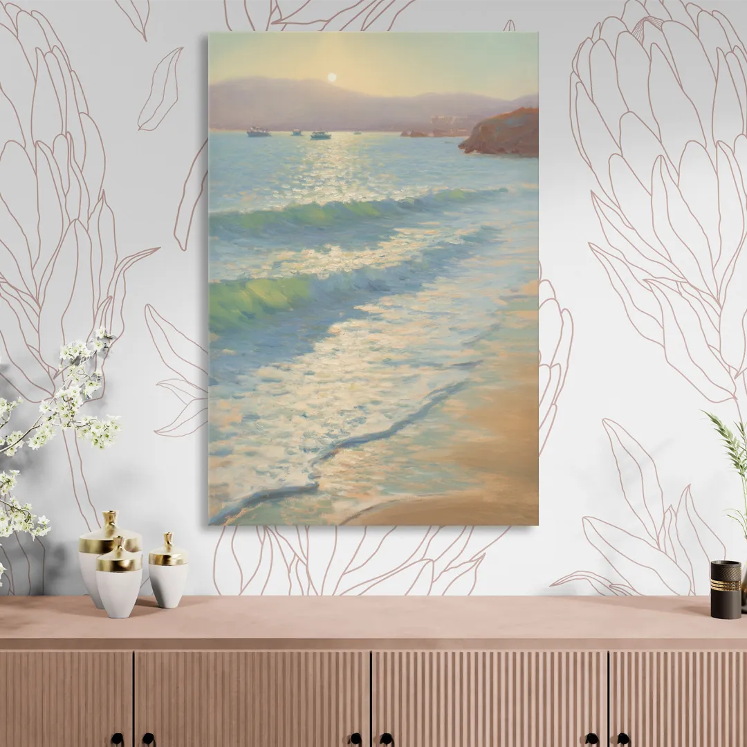 Chileno Bay Waters Living Room - Canvas Wall Art