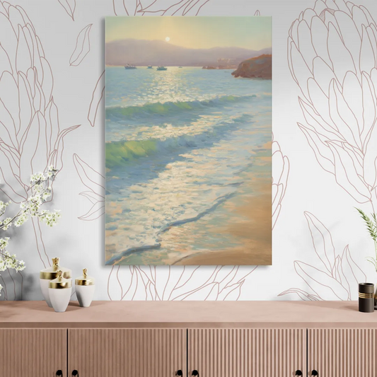 Chileno Bay Waters Living Room - Canvas Wall Art
