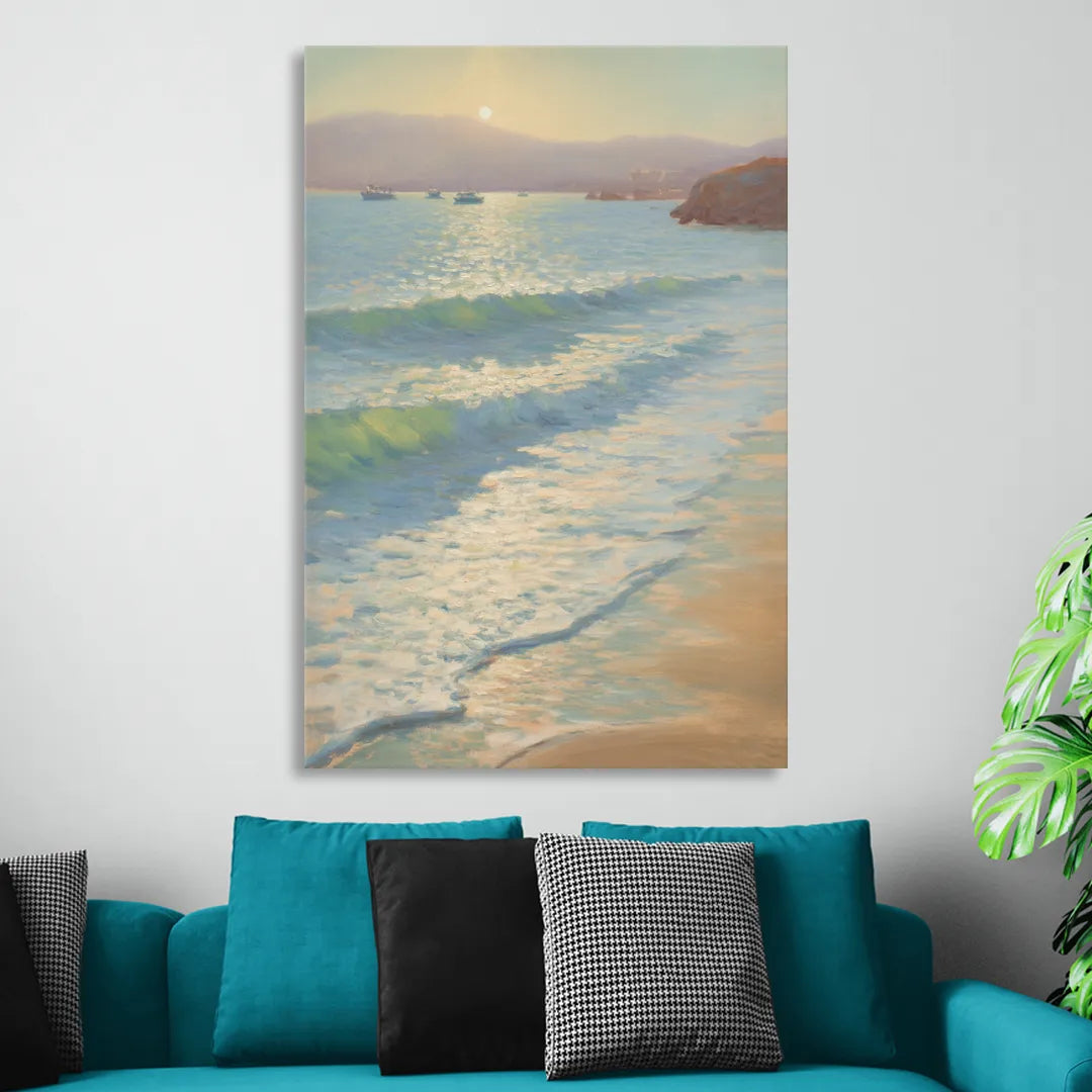 Chileno Bay Waters Sitting Room - Canvas Wall Art