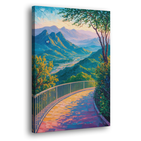 Chipinque Overlook - Canvas Wall Art - Side
