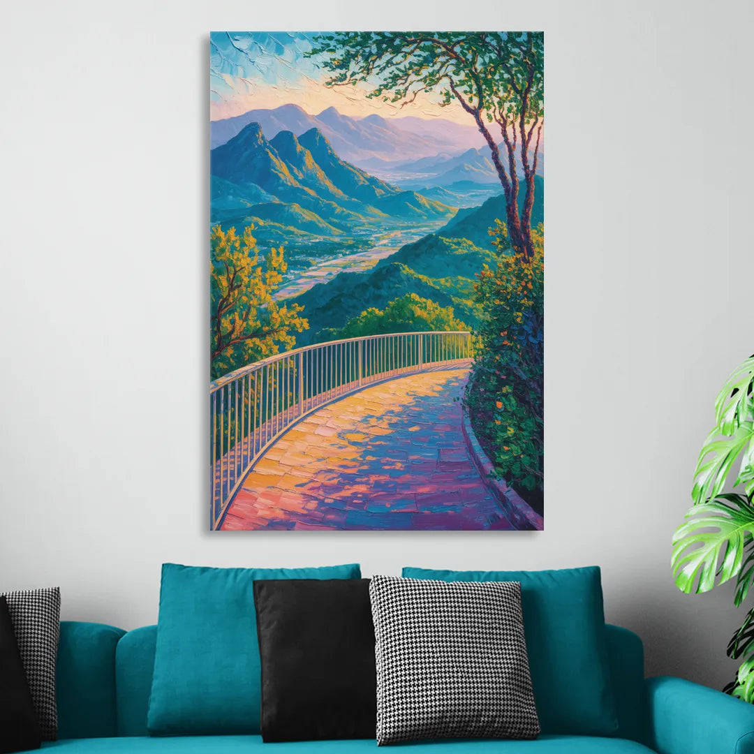 Chipinque Overlook Living Room - Canvas Wall Art