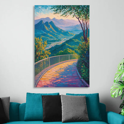 Chipinque Overlook Living Room - Canvas Wall Art