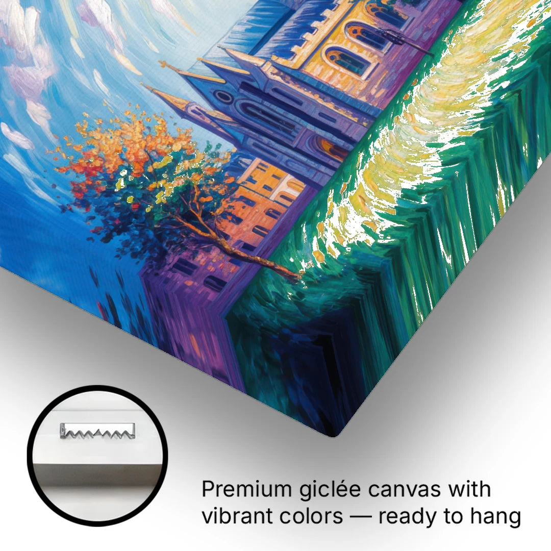 Christ Church Cathedral Majesty - Canvas Wall Art - Gallery Wrap Corner
