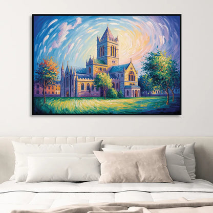 Christ Church Cathedral Majesty Sitting Room - Black Canvas Wall Art