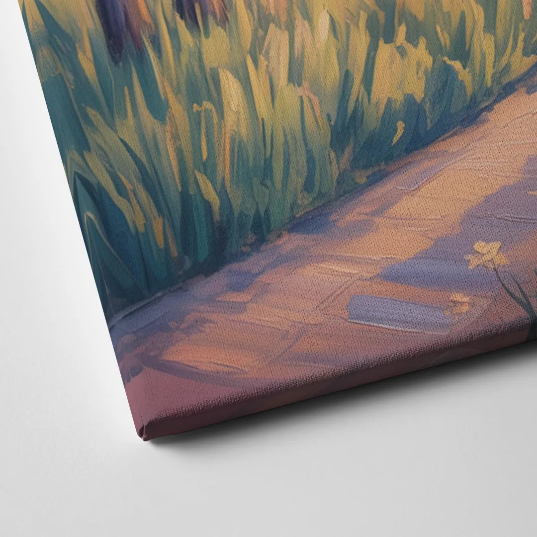Christian Countryside Chapel Canvas Close Up