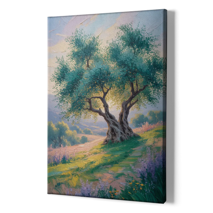 Christian Olive Tree Harmony - Canvas Print Art Sides
